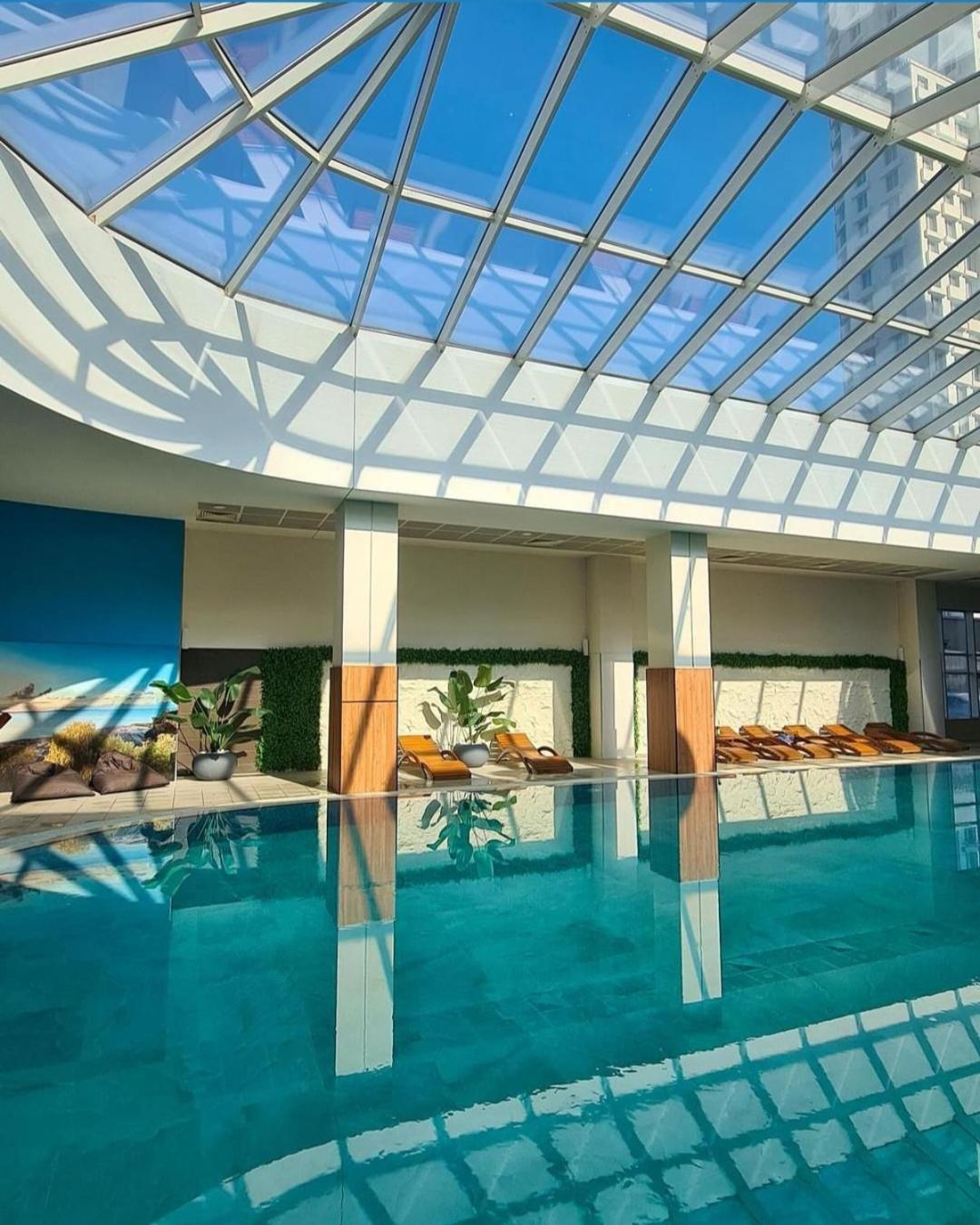 Cevahir Sky City Apartment With Spa, Pool & Fitness Included 스코페 외부 사진